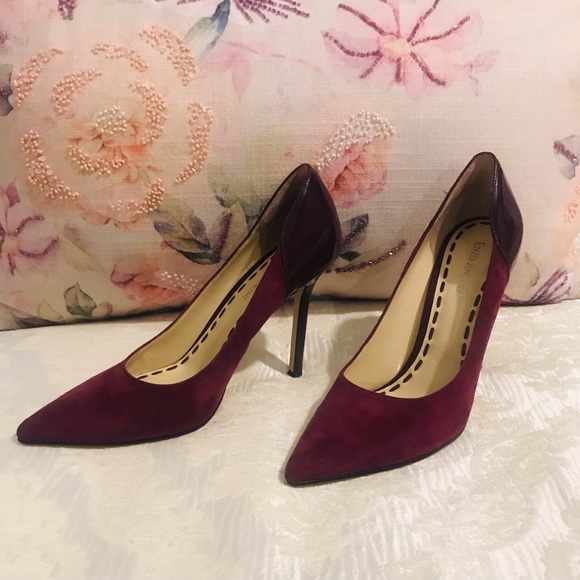 Enzo Angiolini Eacastalia: Purple Suede and patent leather EUC  Worn a few hours - Picture 9 of 12